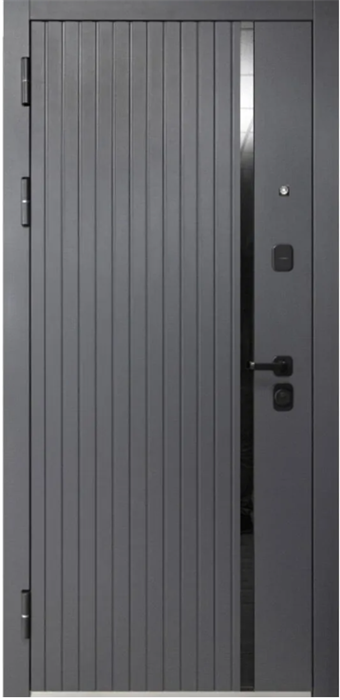 10 см 2МДФ Букле графит Зеркало Эмалит белый 2400