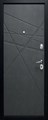Мет. дверь Мдф/Мдф "АБСТРАКЦИЯ 2" бетон темный 2227